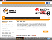 Tablet Screenshot of bearsofpoland.pl